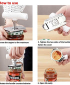 Jar Opener for Weak Hands Adjustable Effortless Arthritis