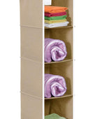 Cloth Organizer - Hanging 4 Shelves Wardrobe Organizer