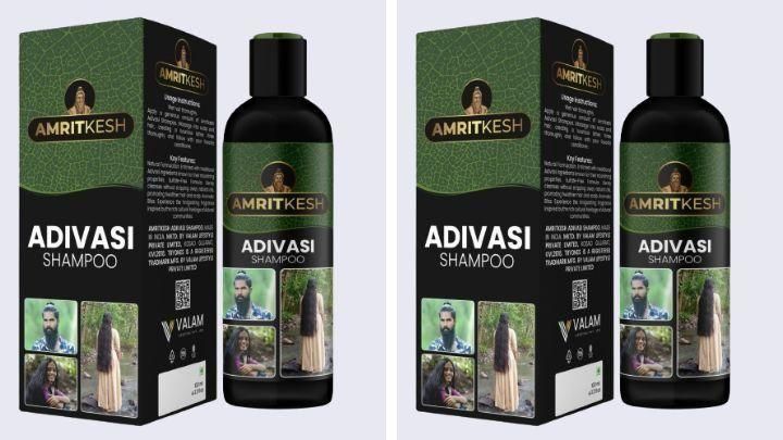 Amritkesh Adivasi Shampoo 100ml - Unleash the Power of Nature (Pack of 2)