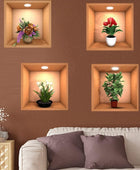 Removable Wall Decor Stickers (Set of 4)