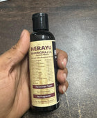 Herayu Bhringraj Ayurvedic Hair Oil Promote Hair growth, Hair Fall Control For Men & Women (Pack of 2)