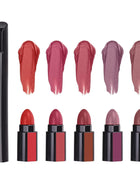 5 in 1 Lipsticks Combo Set, Red & Nude Edition Colors Sensational Fabulous Matte Finish Shades, 7.5g x2pcs