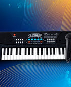 37 Keys Piano Keyboard Toy with Microphone, USB Power Cable & Sound Recording Function Analog Portable Keyboard