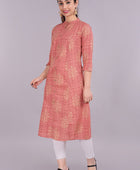 Printed Cotton Blend Kurti