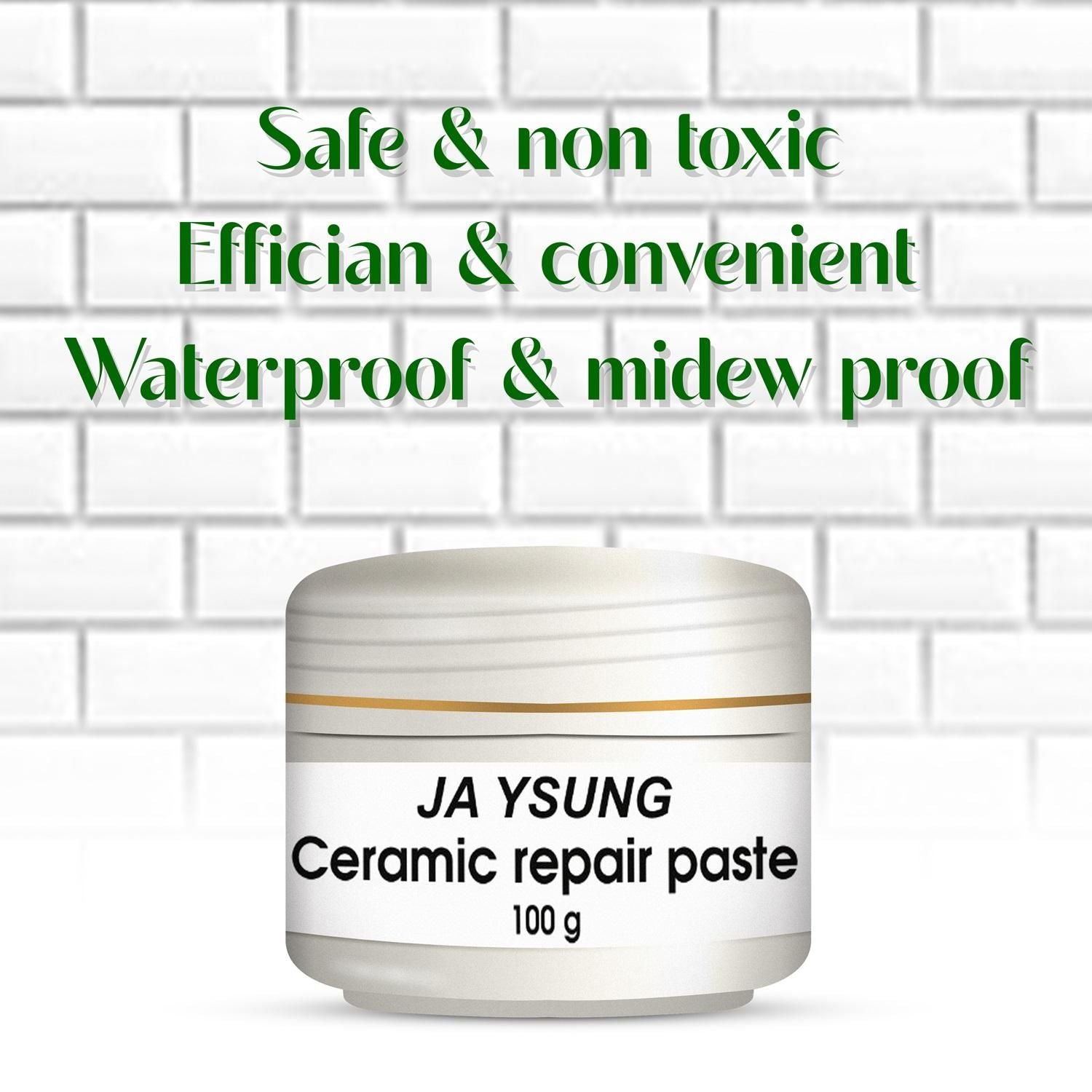 Ceramic Repair Paste, Tile Repair Paste(White)  100 gram (Pack of 2)