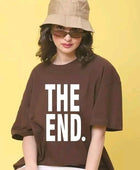 The End Print Cotton T-Shirt