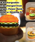 Burger Design Desk Light for Kids & Adults