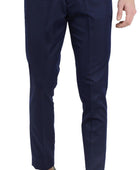 Men's Slim Fit Solid Formal Trouser