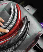 New Carbon Fiber ABS Texture Steering Wheel Grip Cover for Cars