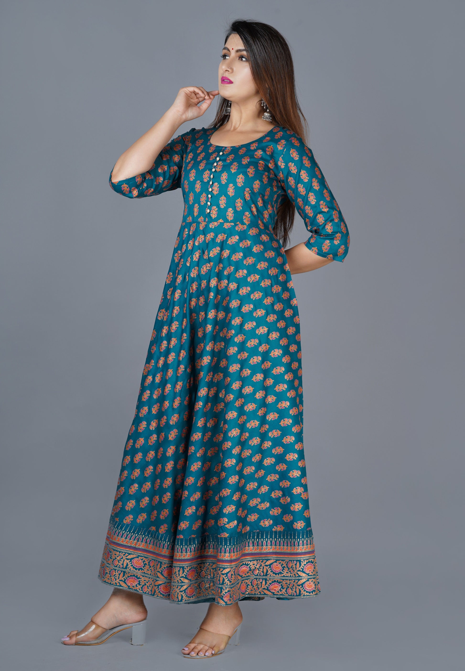 Attractive Printed Rayon Kurti