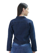 Denim Jacket For Women (Navy Blue)