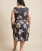 Floral Flared Short Dress for Women