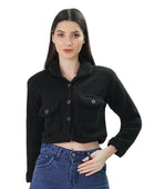 Wool Jacket For Women (Black)