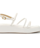 Kiravi Multi Strap White Wedges