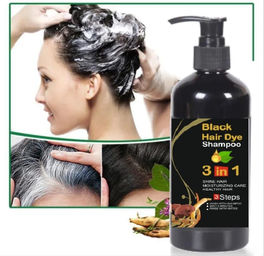 Black Hair Shampoo 3 in 1