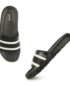 Monex Stylist Black Slider For Men