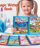 Kid's Reusable Magical Water Painting Practice Book (Set Of 4)