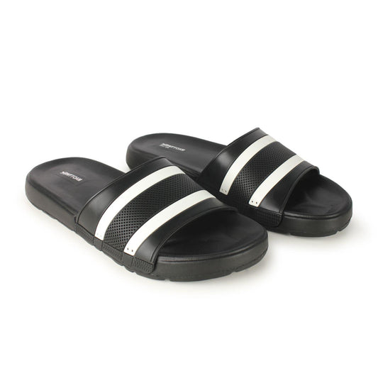 Monex Stylist Black Slider For Men