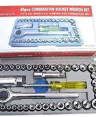 Screwdriver - Multipurpose 40 in 1 Screwdriver Socket Set and Bit Tool Kit Set