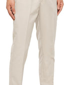 Men's Slim Fit Solid Formal Trouser