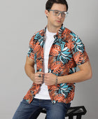 Be The Bold Rayon Printed Half Sleeves Regular Fit Mens Casual shirt