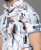 Men's Printed Rayon Half Sleeves Shirt