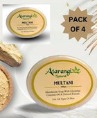 Multani Mitti handmade soap with Multani Mitti for remove pimple marks (Pack of 4)