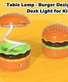 Burger Design Desk Light for Kids & Adults