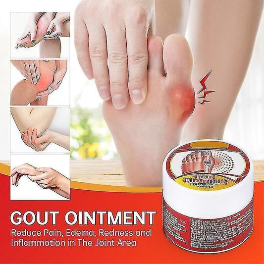 Portable Gout Ointment Herbal Toe Knee Joint Pain Relief Massage Cream 50gm